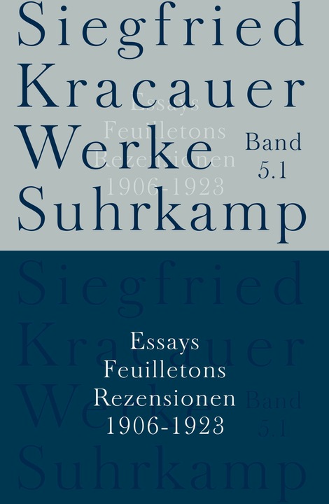 Immagine prodotto Kracauer,S.:Werke.5 Essays,Feuillet.1-4 (Tedesco, Siegfried Kracauer, 2011)