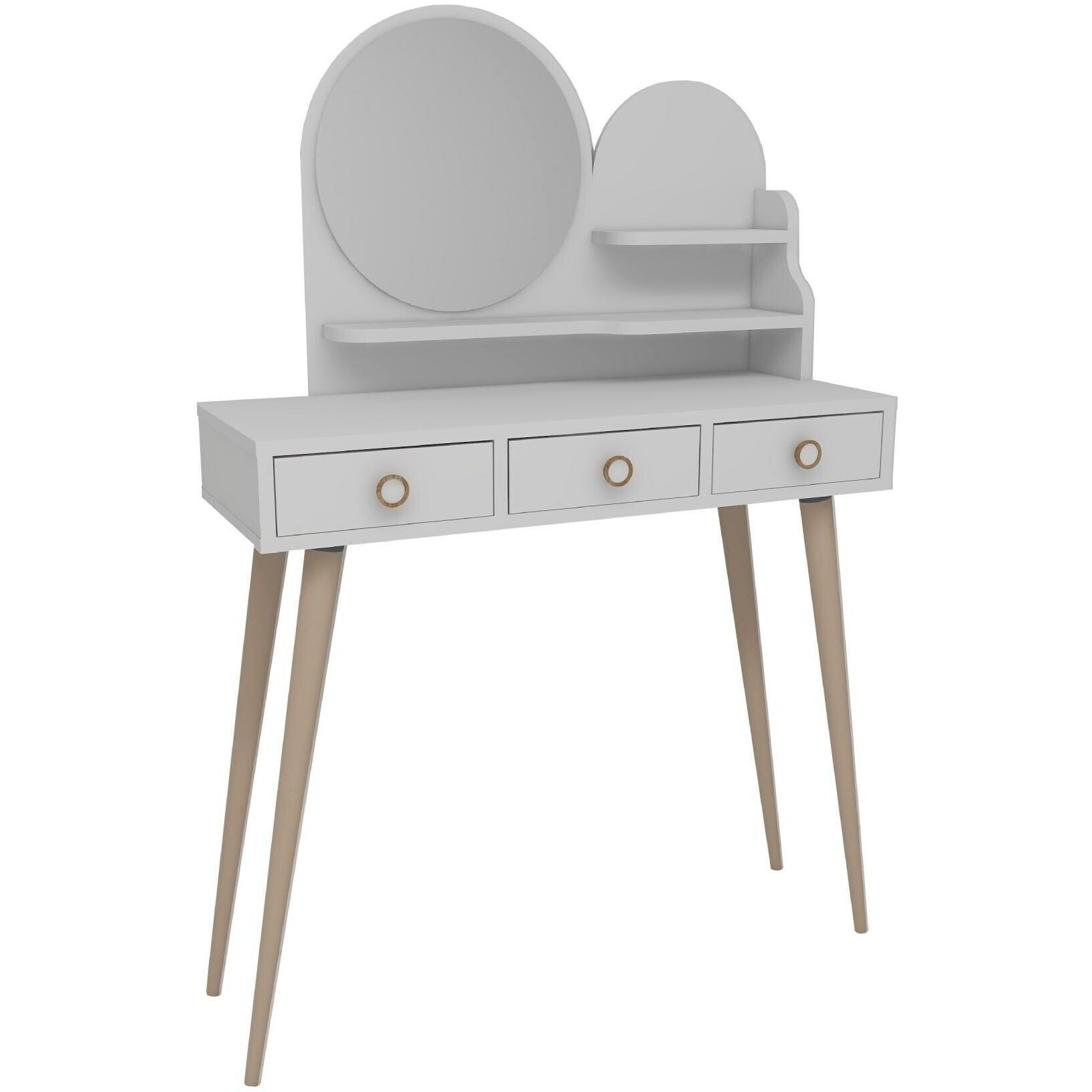 Kalune Design, Schminktisch, Gordon (74 x 131 x 35 cm)