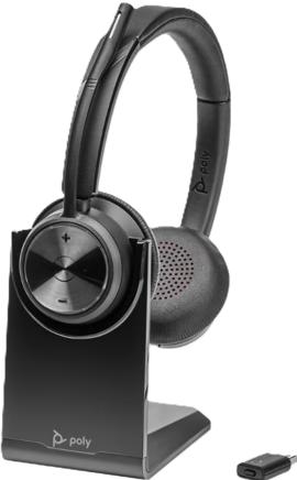Produktbild Poly Savi 7320 UC DECT 1880-1900 MHz Stereo-Headset, für Microsoft Teams zertifiziert (Kabellos, USB-A, Microsoft Teams)