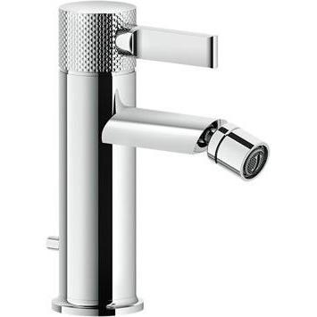 Gessi, Badarmatur, Inciso- Bidet-Einhebelmischer, mit Ablaufgarnitur 1 1/4, Ausladung 108 mm, 58007