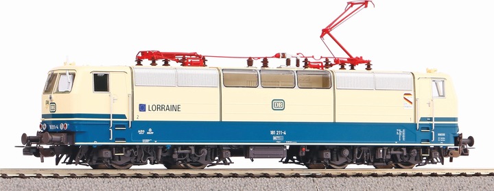 Actual product image Piko 51354 H0 Electric locomotive BR 181.2 Lorraine of DB alternating current version (Track H0)