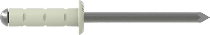 Produktbild Gesipa 216720624 Polygrip grau-weisser Blindniet 4,0 x 13 Aluminium/RVS 500 Stk.