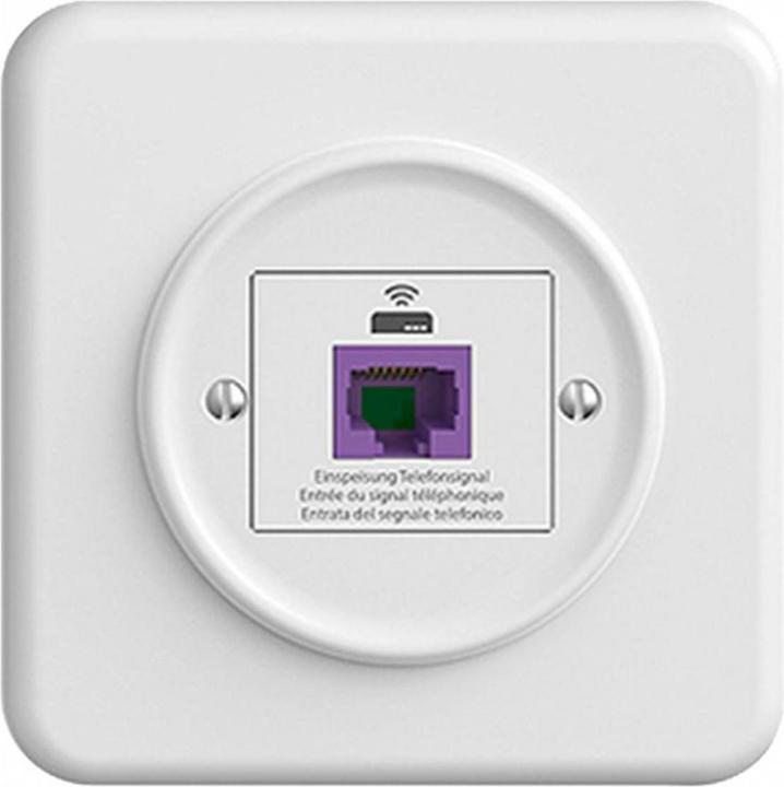 Actual product image Feller STANDARDdue return socket 1xRJ45