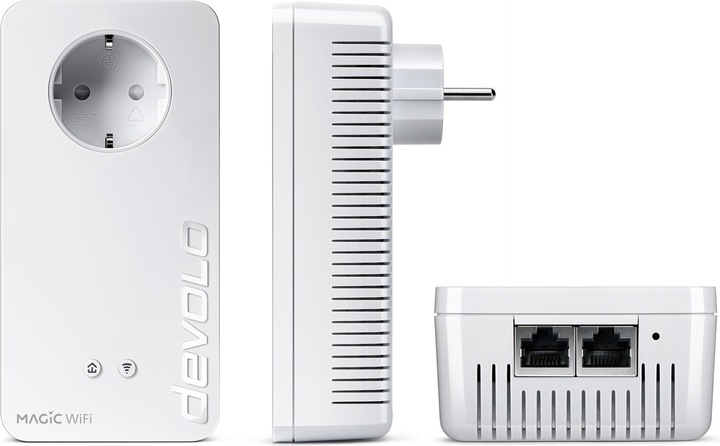 Productafbeelding Devolo Magic 1 WiFi 2-1-1 enkele adapter (1200mbps Powerline + 2xLAN) (1200 Mbit/s)