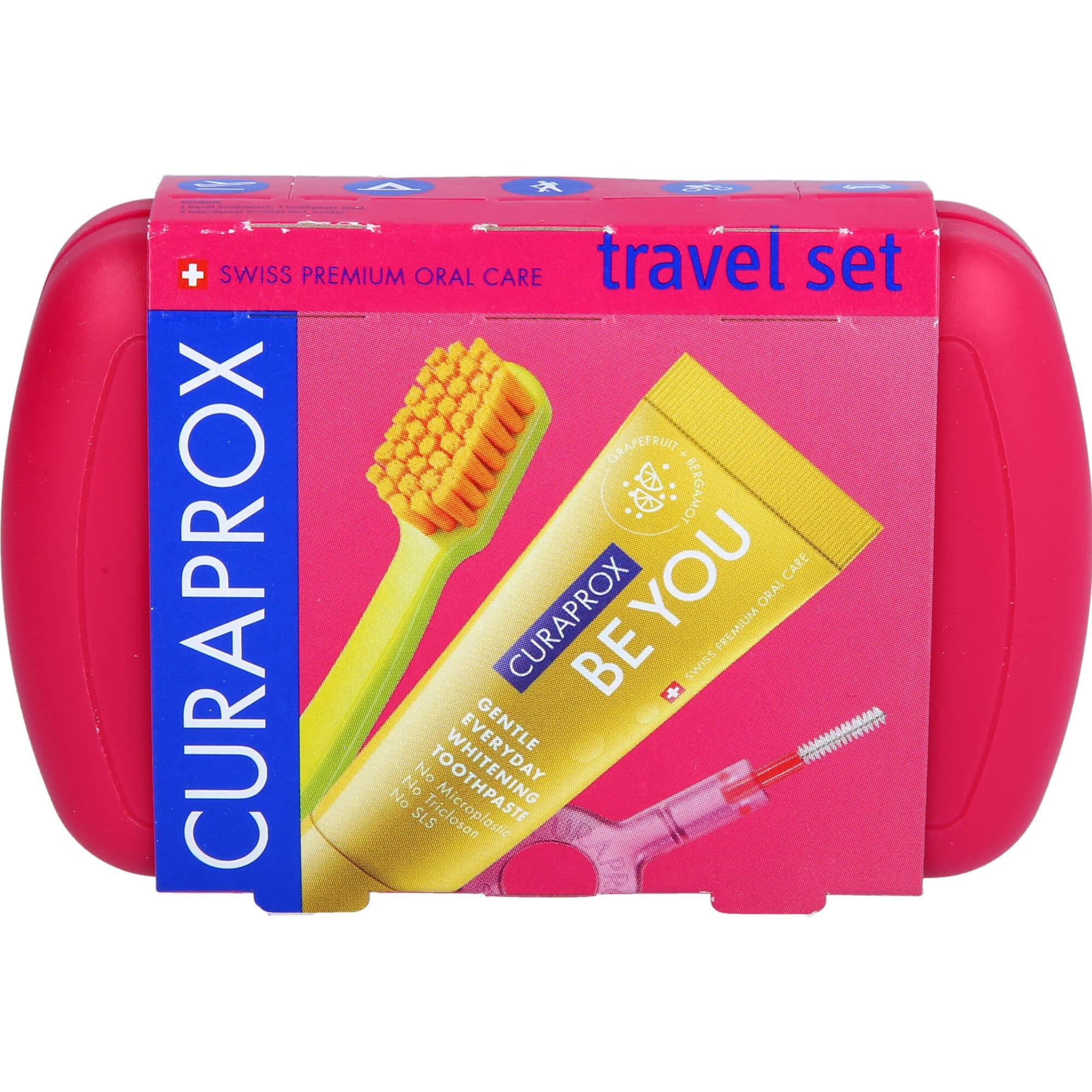 Curaprox, Interdentalbürste, Travel-set Rot, 1 St (1 x)
