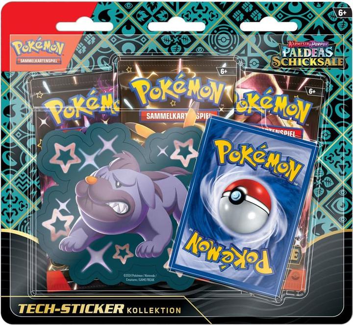 Image du produit Pokémon TCG présentoir SV4.5 Tech Sticker Collection (12) *ALLEMAND*