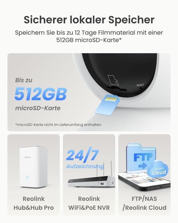 Image du produit Reolink E Series E340 WiFi-Indoor (3840 x 2160 pixels)