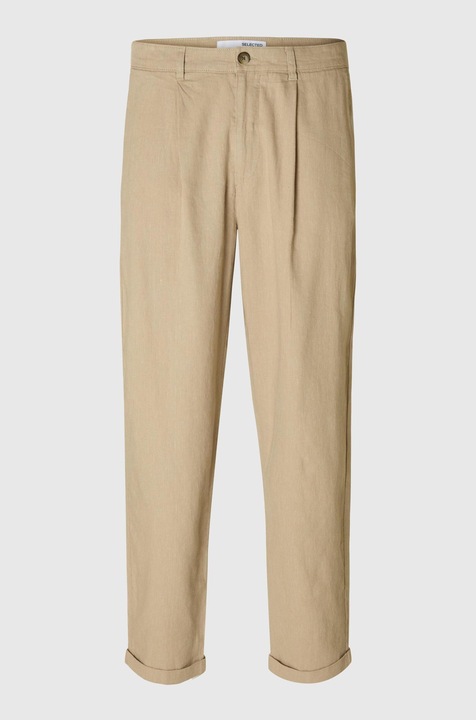 Actual product image Selected Homme Cropped relaxed fit trousers (34)