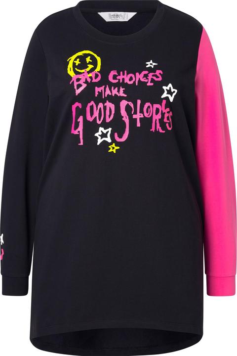 Produktbild Angel of Style Long-Sweatshirt, Loose Fit, 1 Ärmel in Pink (48)