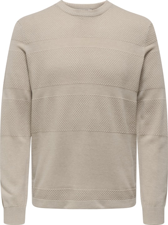 Actual product image Only & Sons Onsmalik Reg 12 Pinaple Crew Knit (M)
