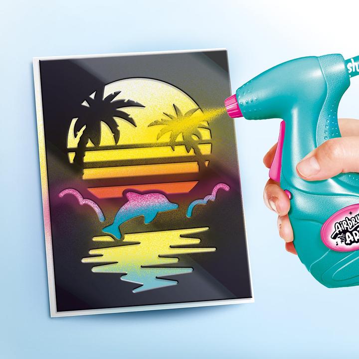 Actual product image Canal Toys Airbrush ART Mini Poster Kit Sprayer Starter 6+