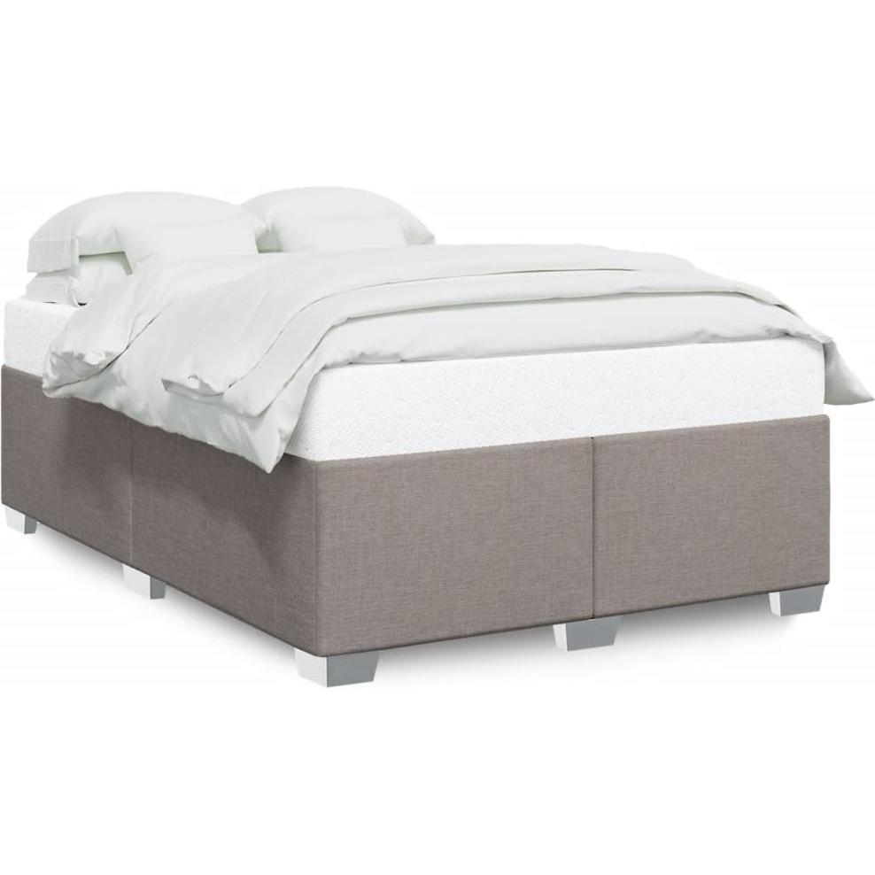 VidaXL, Bett, Bettgestell ohne Matratze Stoff (140 x 190 cm)