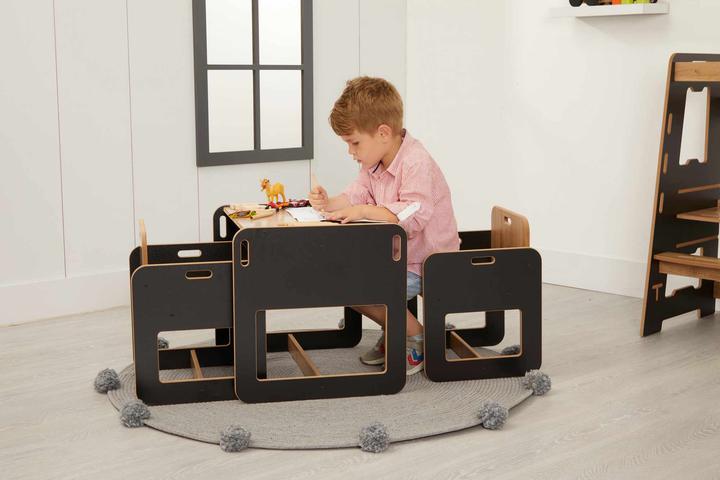 Image du produit Homitis Dove Kid's Table Set (Chaise haute, Table des enfants)