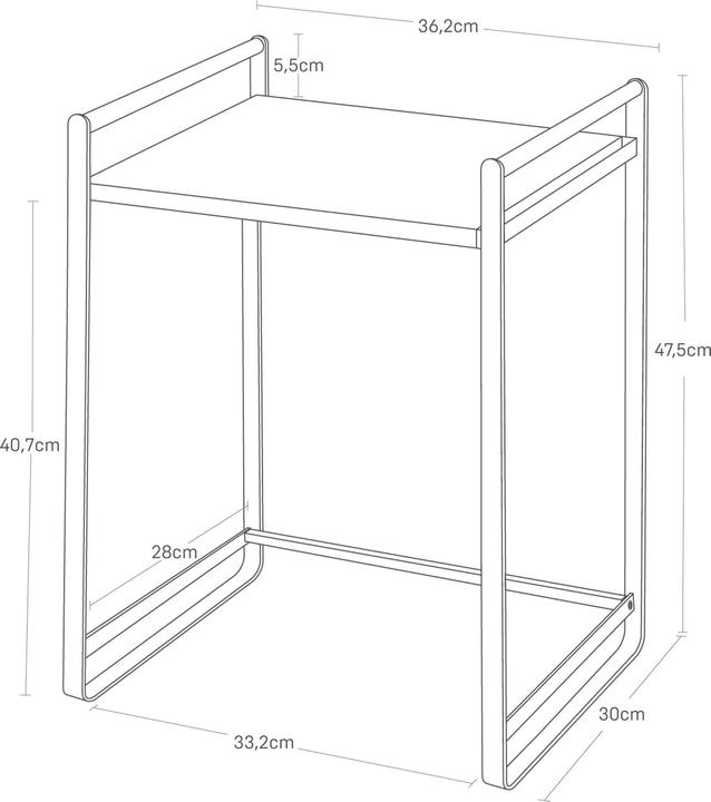 Produktbild Yamazaki Küchenregal TOSCA