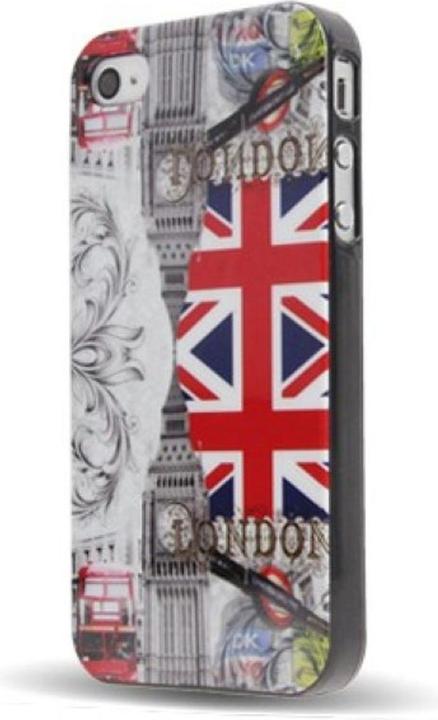 Produktbild König Design Schutzhülle Hard Case Hülle für Handy iPhone 4 & 4S London (Apple iPhone 4, LG G4s)