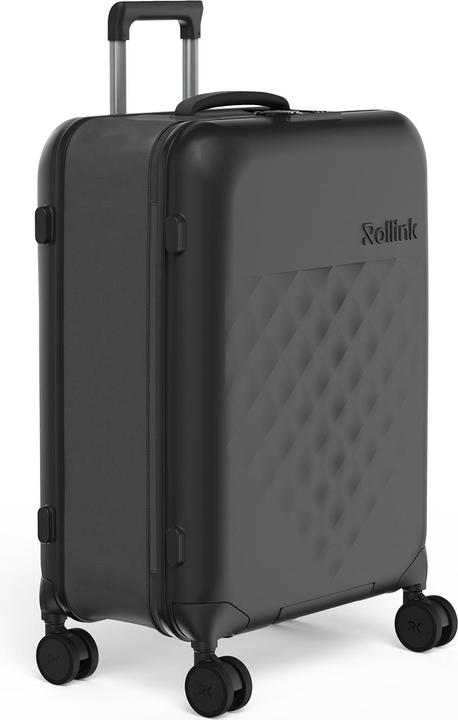 Image du produit Rollink Harde koffer / Trolley / Reiskoffer - Vega 360 - 65 cm - Zwart (80 l)