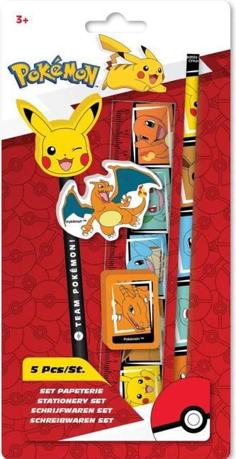 La Plume Doree Pokémon - Schreibset - 5-tlg.