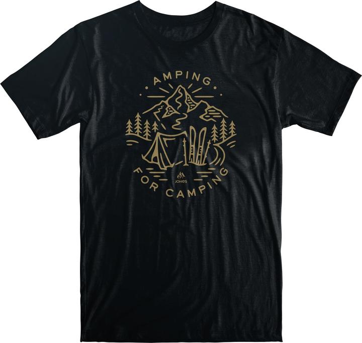 Produktbild Jones Tee Amping For Camping Black 2021 (L)