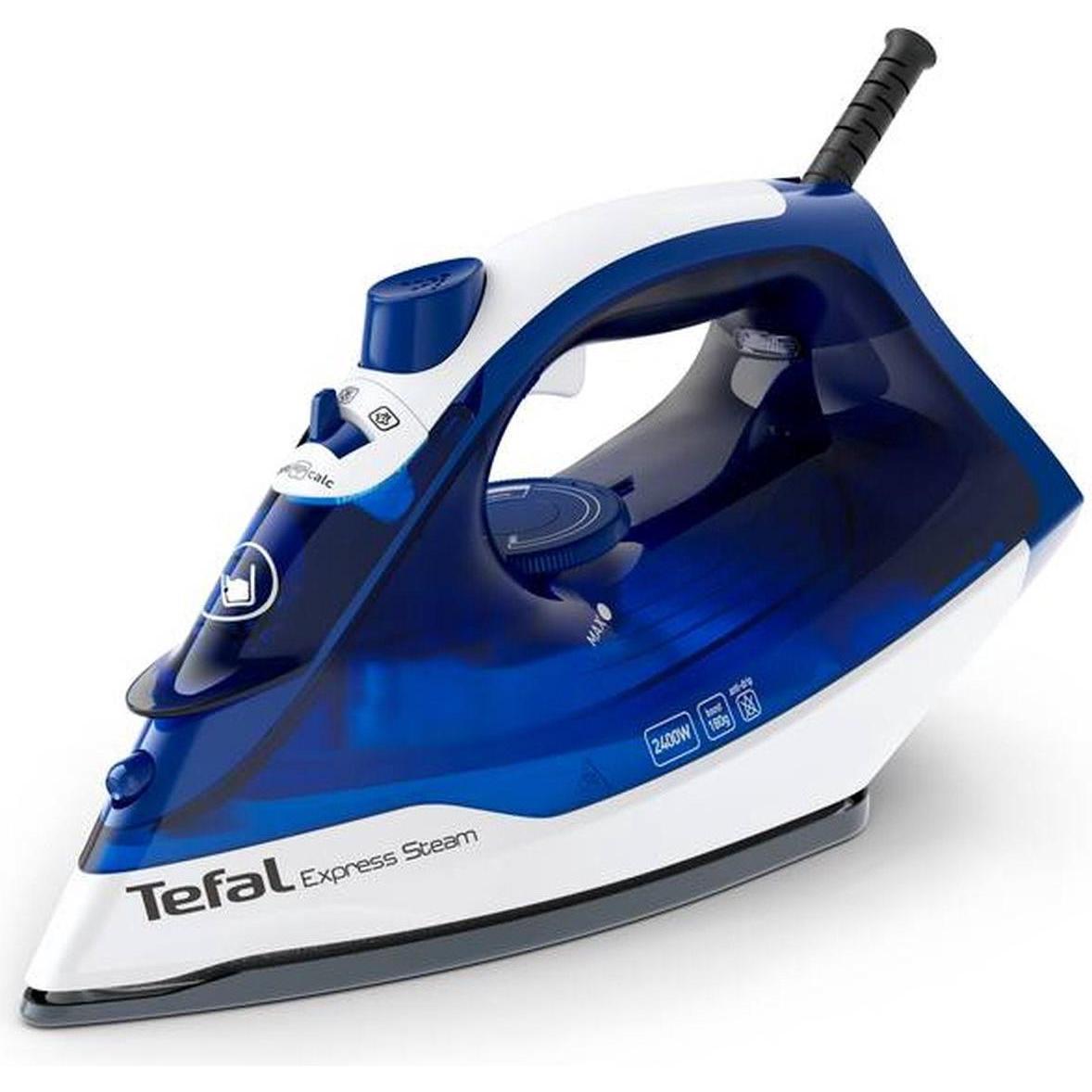 Tefal FV2838E0 Strijkijzer Droog & Stoom Strijken, Strijkijzer, Blauw, Wit