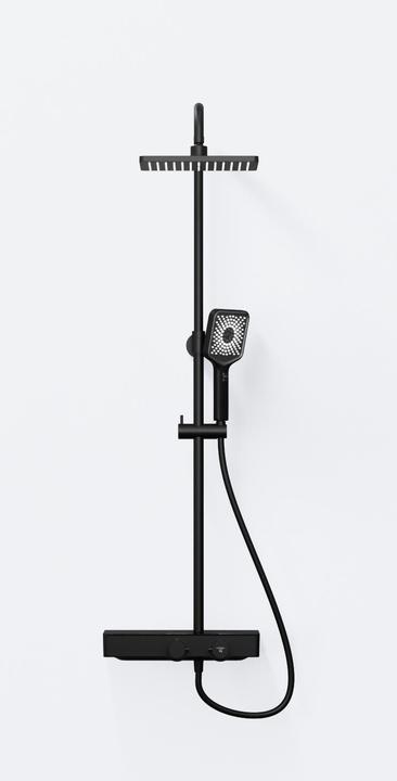 Productafbeelding Steinberg Serie 390 douchesysteem, glazen planchet, thermostaat, Easy Clean, regendouche, handdouche