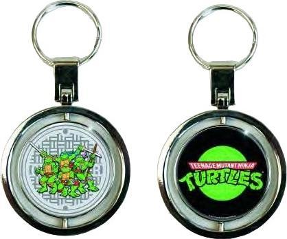 Actual product image Teenage Mutant NT Logo Spinner Keyring