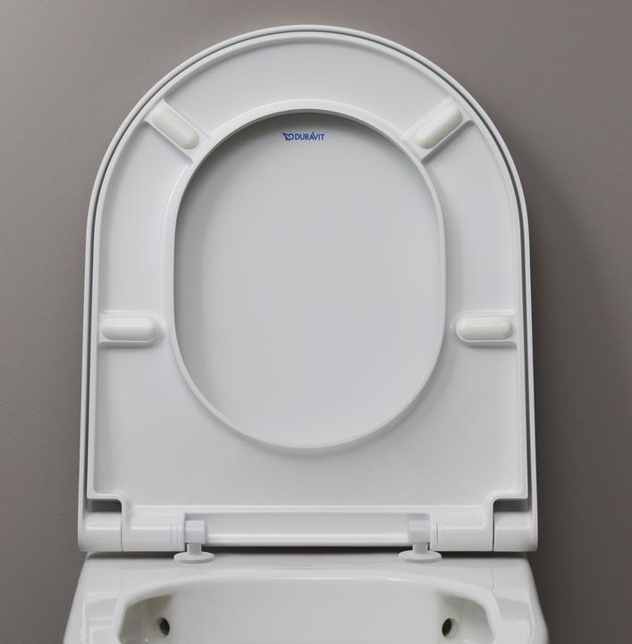 Actual product image Duravit Toilet seat D-NEO Scharn ES with soft-closing mechanism white