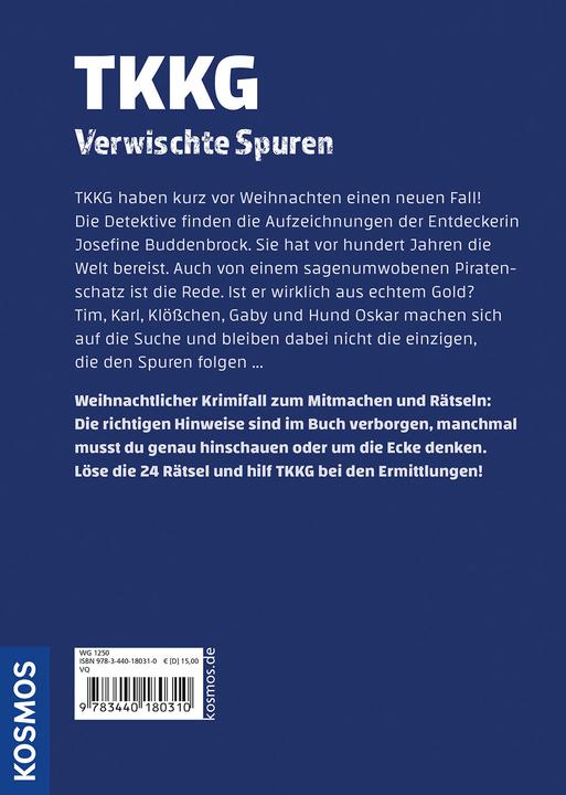 Produktbild Kosmos TKKG, Verwischte Spuren (Deutsch, Martin Hofstetter, 2024)