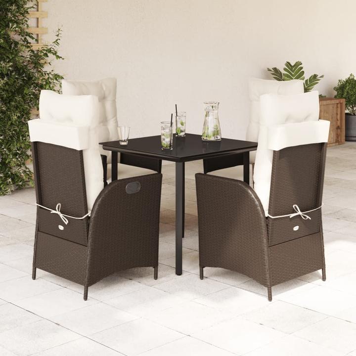 Produktbild vidaXL Garten Essgruppe (80 x 80 x 74 cm)