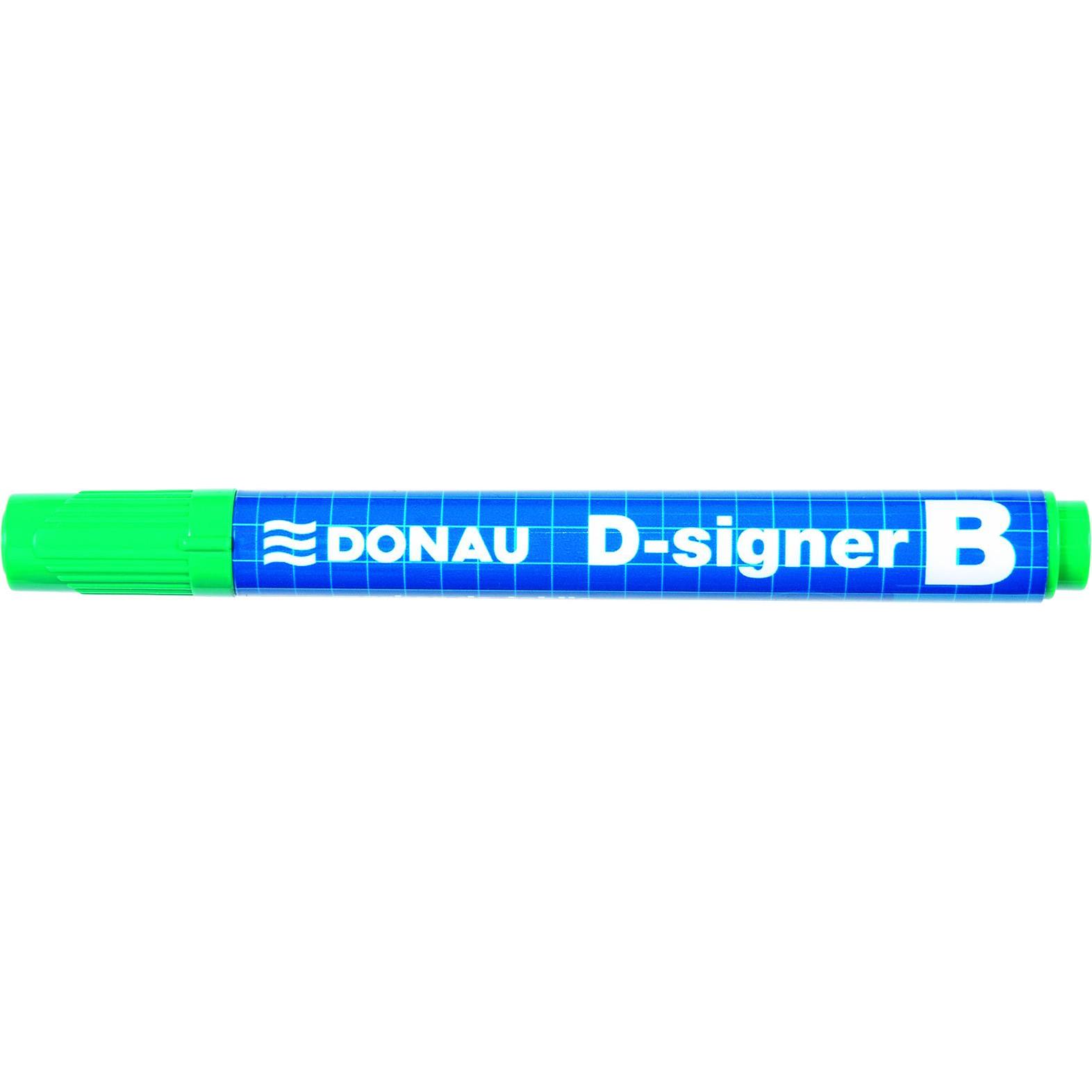 Thumbnail - Donau, Marker, Whiteboardmarker d-signer, rund, 2-4mm (strich), anhänger, rot (Rot)