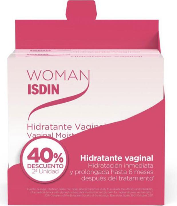 Isdin WOMAN vaginale Feuchtigkeitscreme 24 Einheiten (Crème intime, Gel intime, 50 ml)