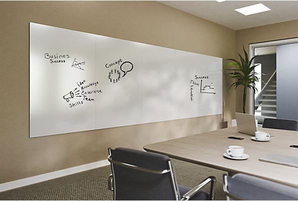 Image du produit kaiserkraft Tableau blanc sans cadre (148 x 98 cm)