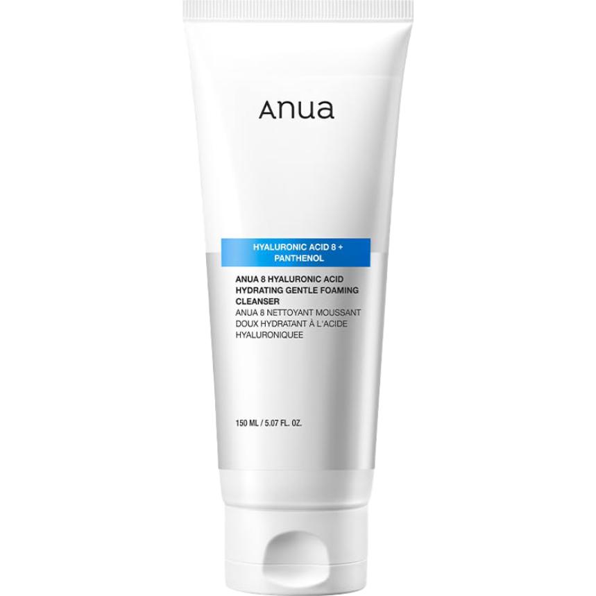 Anua, Gesichtsreinigung, - 8 Hyaluronic Acid Hydrating Gentle Foaming Cleanser - 150 ml (Schaum, 150 ml)