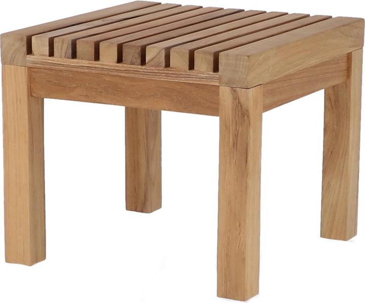 Jan Kurtz Hocker/Beistelltisch NICE, Teak natur