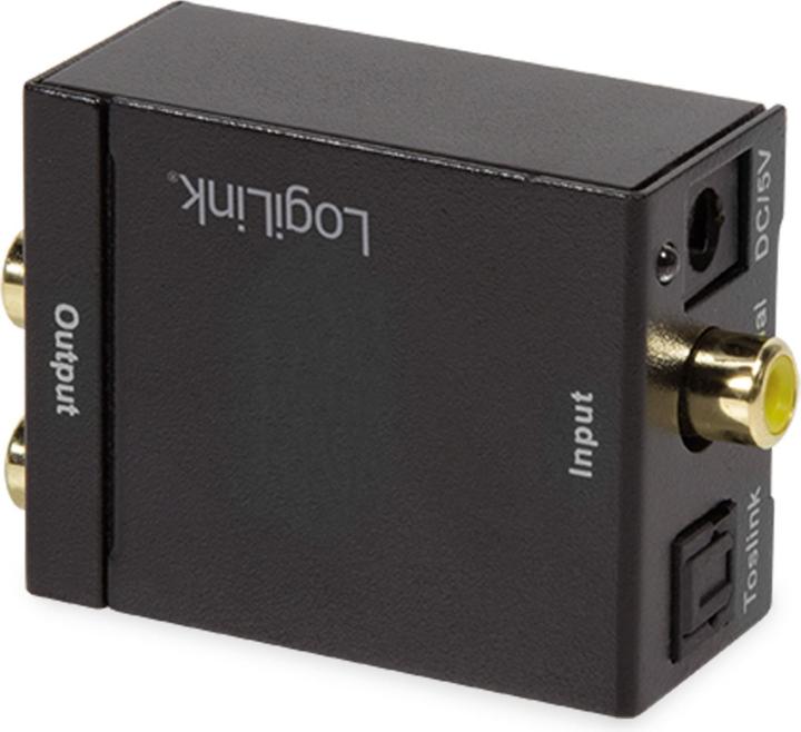 Image du produit LogiLink Adaptateur coaxial et Toslink (Numérique -> Analogique)