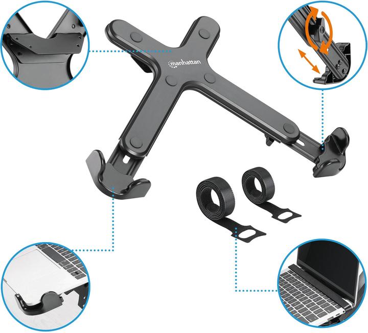Actual product image Manhattan Notebook holder for VESA mounting