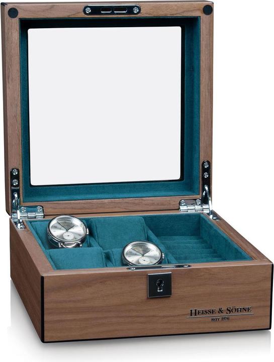 Produktbild Heisse & Söhne Uhrenbox Borneaux 4+ Wallnuss