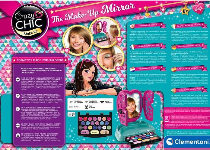 Actual product image Clementoni Crazy Chic - Cosmetic mirror