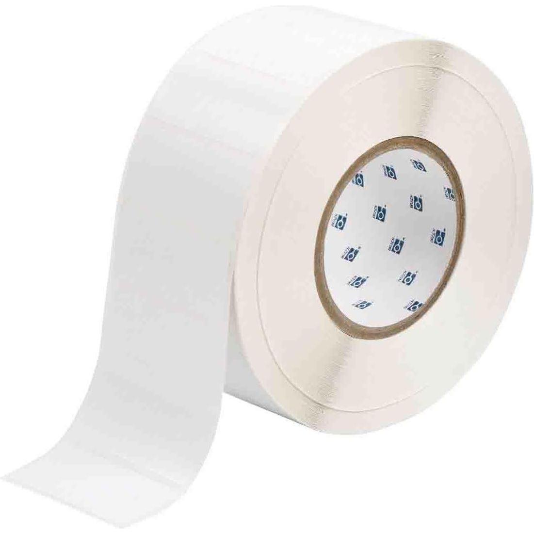 Brady, Etiketten, THT-7-483-3, Polyester, Weiss, 69,85 x 31,75mm, extrem stark haftend, 1-bahnig(3000 E.)