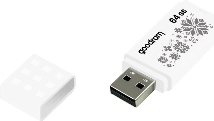 Actual product image Goodram Pendrive UME2 64GB USB 2.0 Winter (64 GB, USB-A)