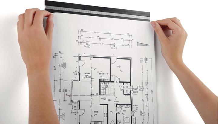 Image du produit Durable Durafix-Rail 297mm noir (5 x)