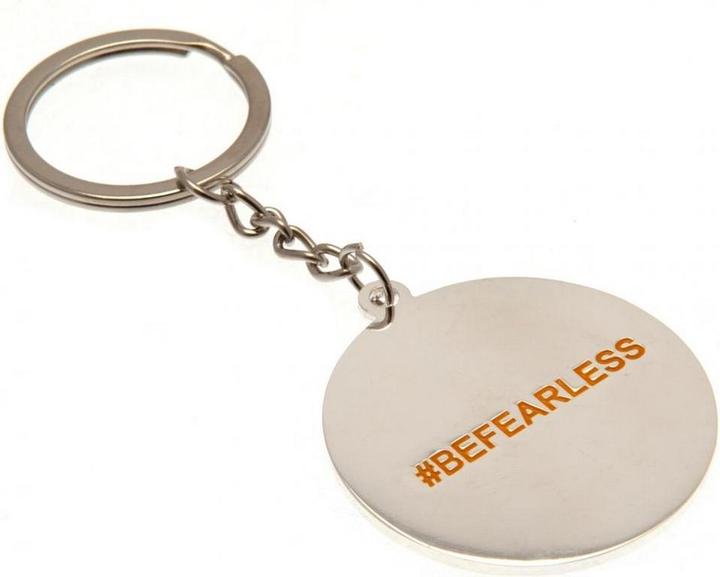 Actual product image Leicester City FC Be Fearless Keychain Crest