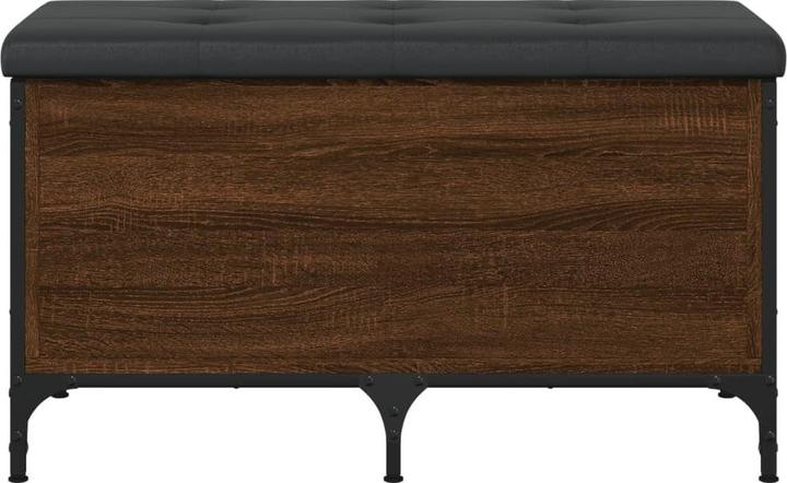 Actual product image VidaXL Bench with storage space brown oak 82x42x45 cm (42 cm)