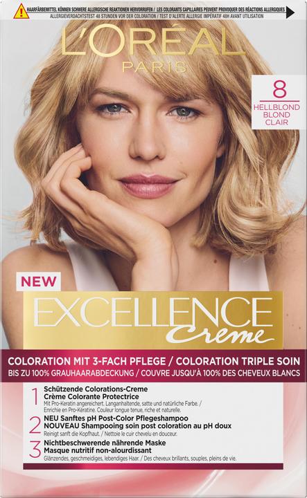 Produktbild L'Oréal Paris Excellence Cream (8 Blond)