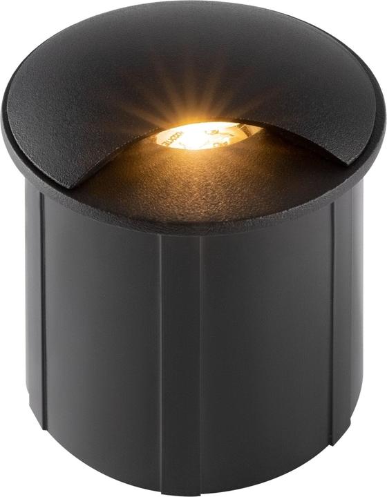 Actual product image Maytoni Biscotti LED Ground Recessed Luminaire 3W Basic Recessed Lamp Black IP65 Ø62mm (30 lm, IP65)