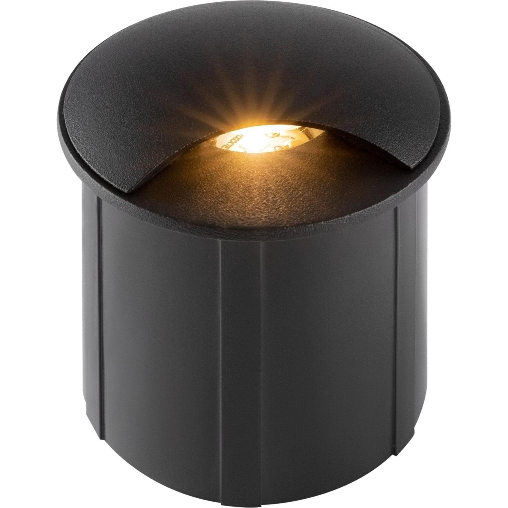 Thumbnail - Maytoni, Gartenbeleuchtung, Biscotti LED Bodeneinbauleuchte 3W Grundeinbaulampe Schwarz IP65 Ø62mm (30 lm, IP65)