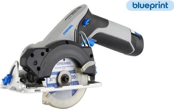 Actual product image Dremel Akku-Kreissäge 12V mit Laser CS12V-S1 Akku-Handkreissäge