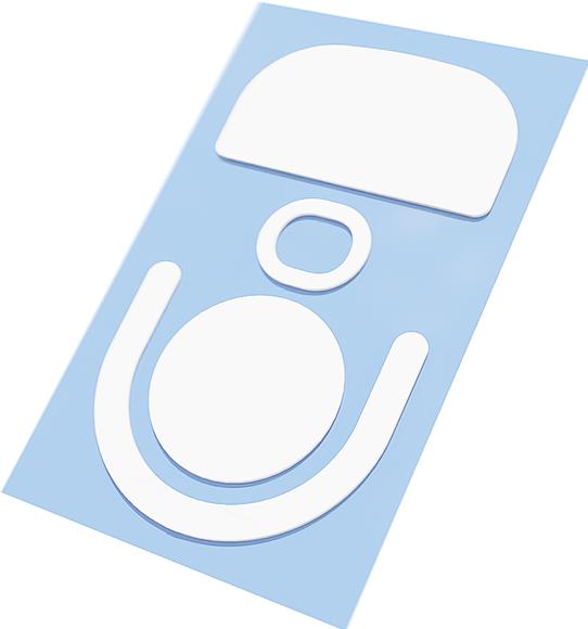 Threepointzero Glacier Skates - for Logitech G Pro X Superlight 2