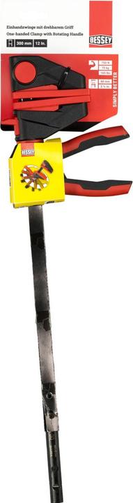 Produktbild Bessey Einhandzwinge mit drehbarem Griff M EZ360M-30 (ki) (300 mm)