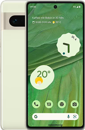Image du produit Google Pixel 7 (256 Go, Citronnelle, 6.30", SIM + eSIM, 50 Mpx, 5G)