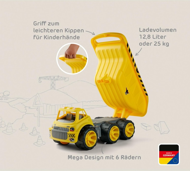 Actual product image BIG Power Worker Mega Tipper